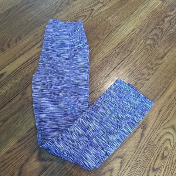 All In Motion Purple Girls Leggings Size L(10/12) - Picture 1 of 6